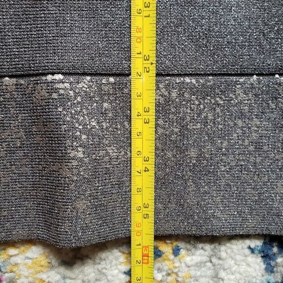 BEBE bodycon silver dress - Picture 9 of 14